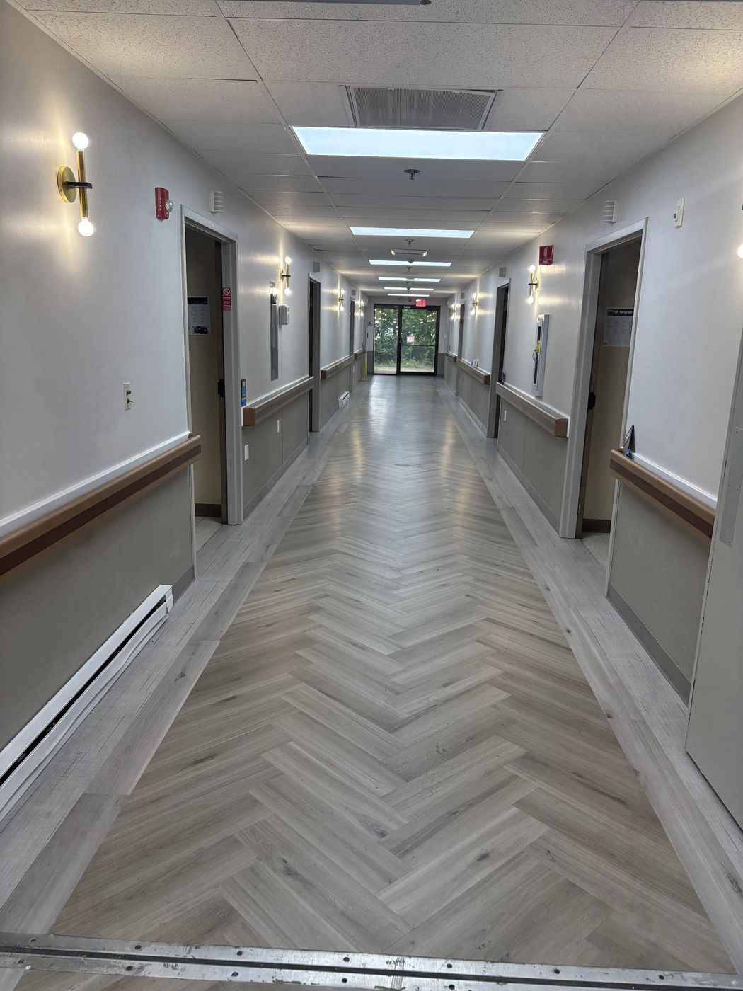 Finished long-term care common area — Harvard Garden